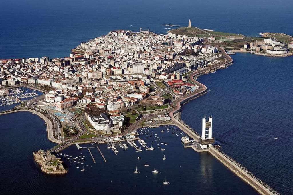 拉科鲁尼亚Ag Casa Anema 10 Huespedes A 2Km De La Playa Razo别墅 外观 照片