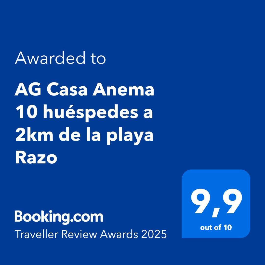 拉科鲁尼亚Ag Casa Anema 10 Huespedes A 2Km De La Playa Razo别墅 外观 照片